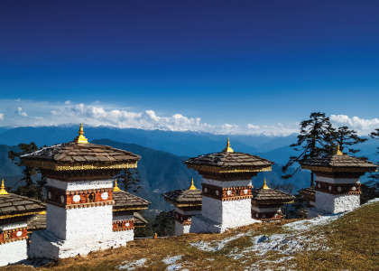 Dochula in Bhutan