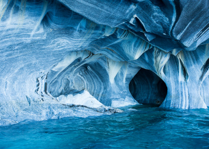 Marble Caves in Chile