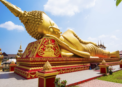 Wat Pha That Luang in Laos